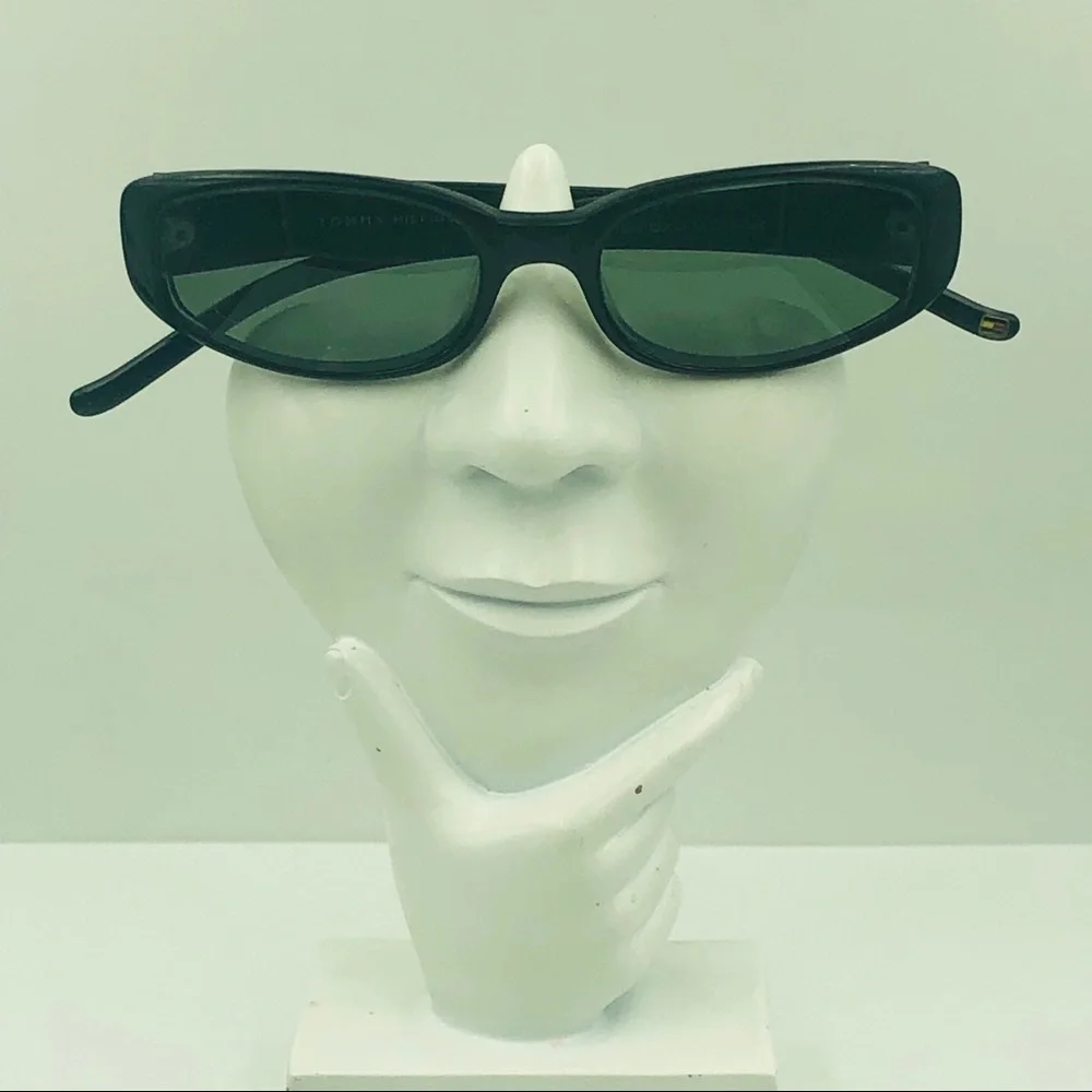 Tommy Hilfiger TH7023 Black Oval Sunglasses Frames